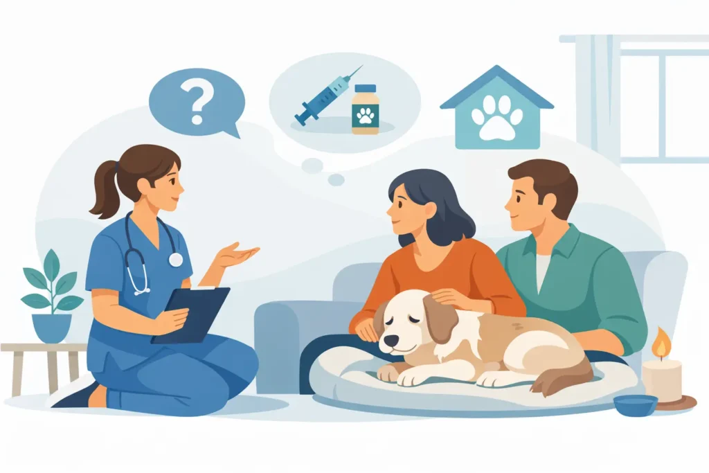 Questions euthanasie animal à domicile