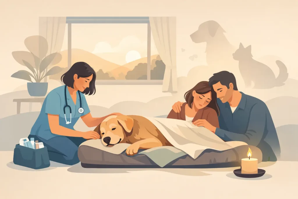 Vétérinaire fin de vie animal à domicile