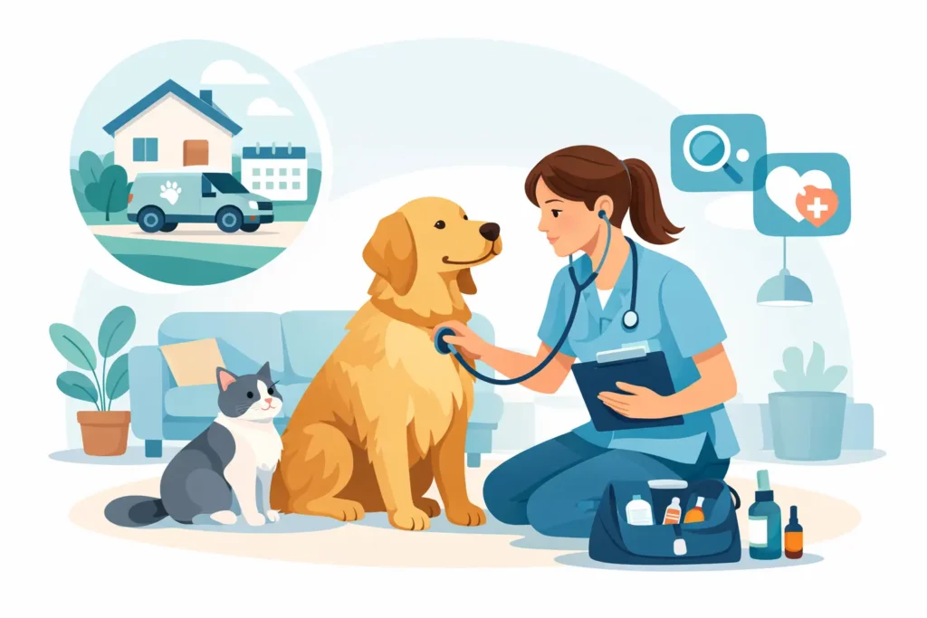 Quand prévoir un bilan préventif animal à domicile ?