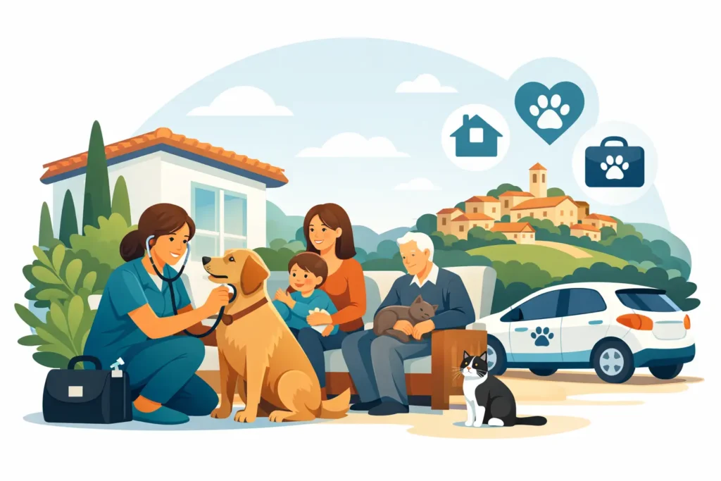 Soins vétérinaires à domicile à Mougins, pour qui ?