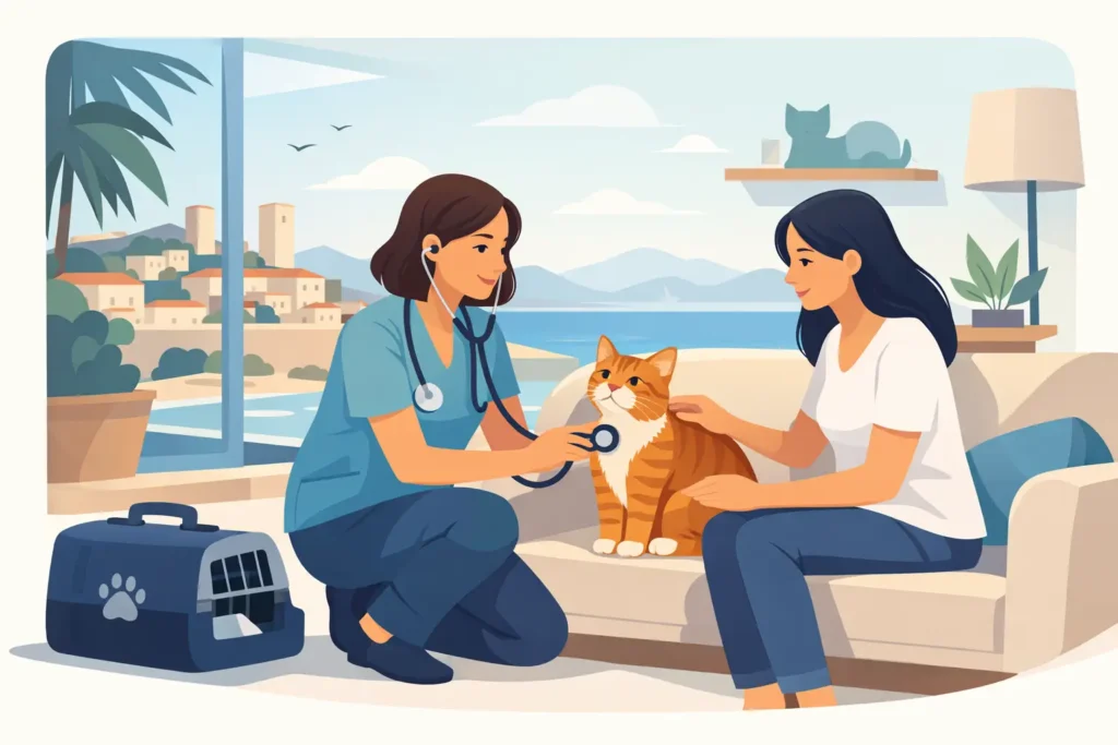 Vétérinaire chat à domicile à Antibes : pourquoi ?