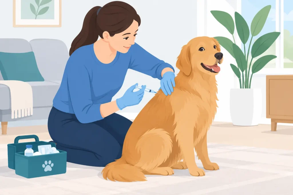 Comment organiser la vaccination de son animal à la maison