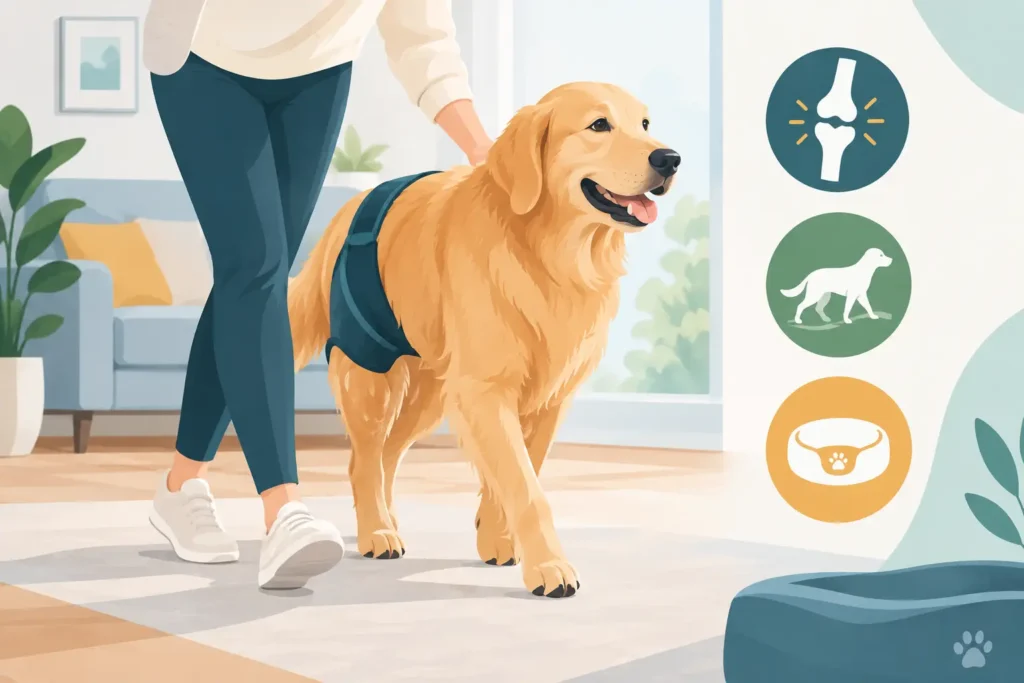 Guide mobilité chien arthrosique au quotidien
