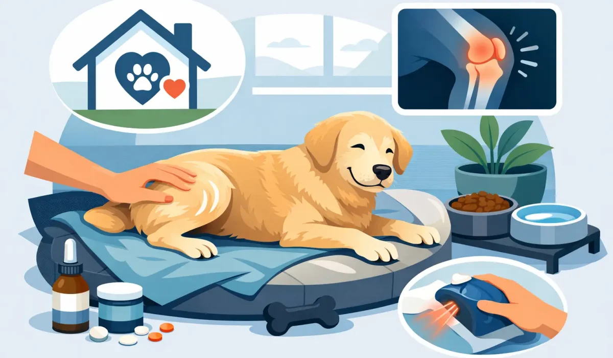Arthrose chien traitement domicile efficace