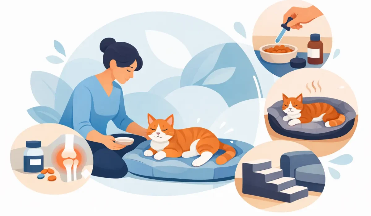 Comment aider un chat arthrosique au quotidien