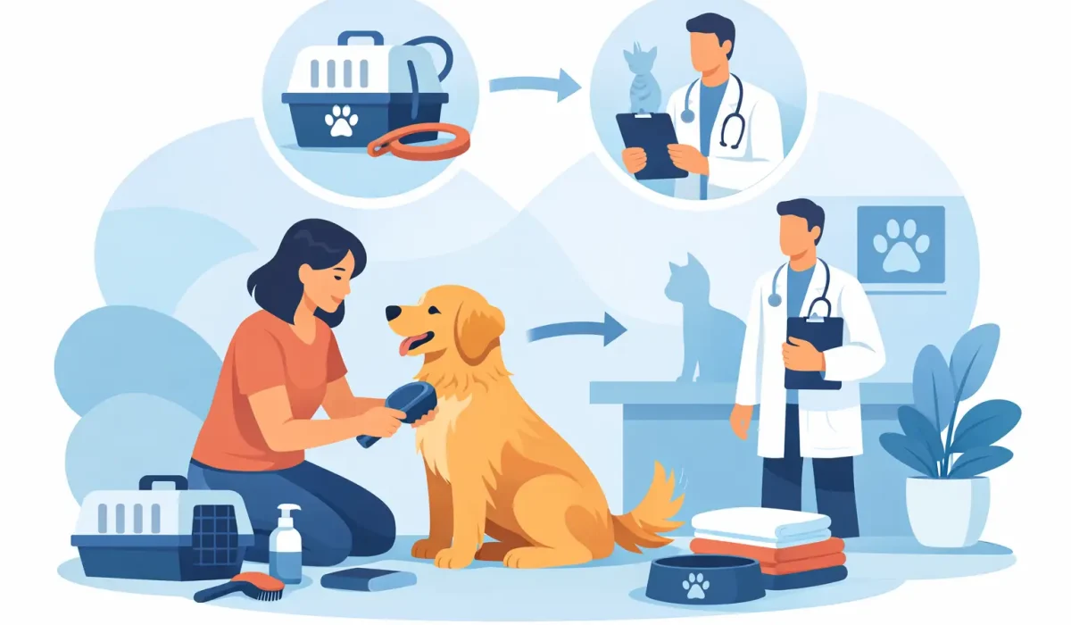 Comment préparer son animal avant visite