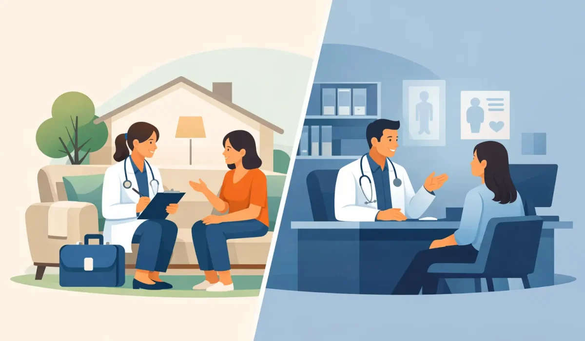 Consultation domicile ou cabinet : que choisir ?