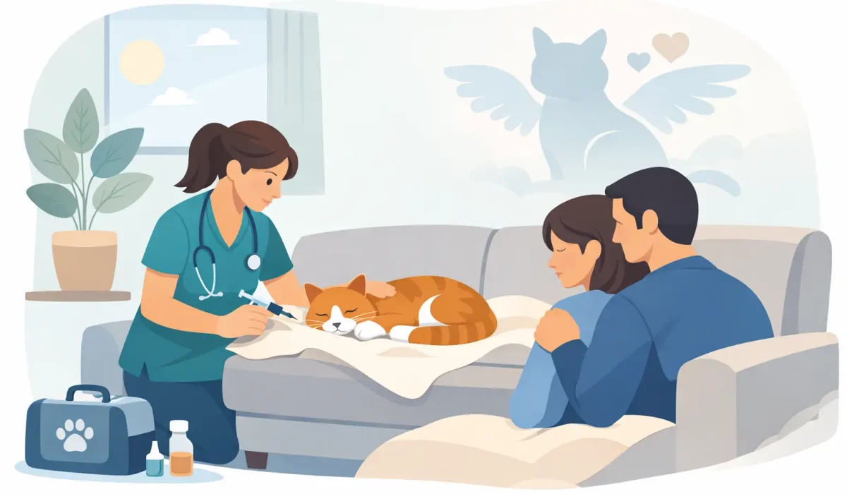 Euthanasie chat à domicile: comment ça se passe