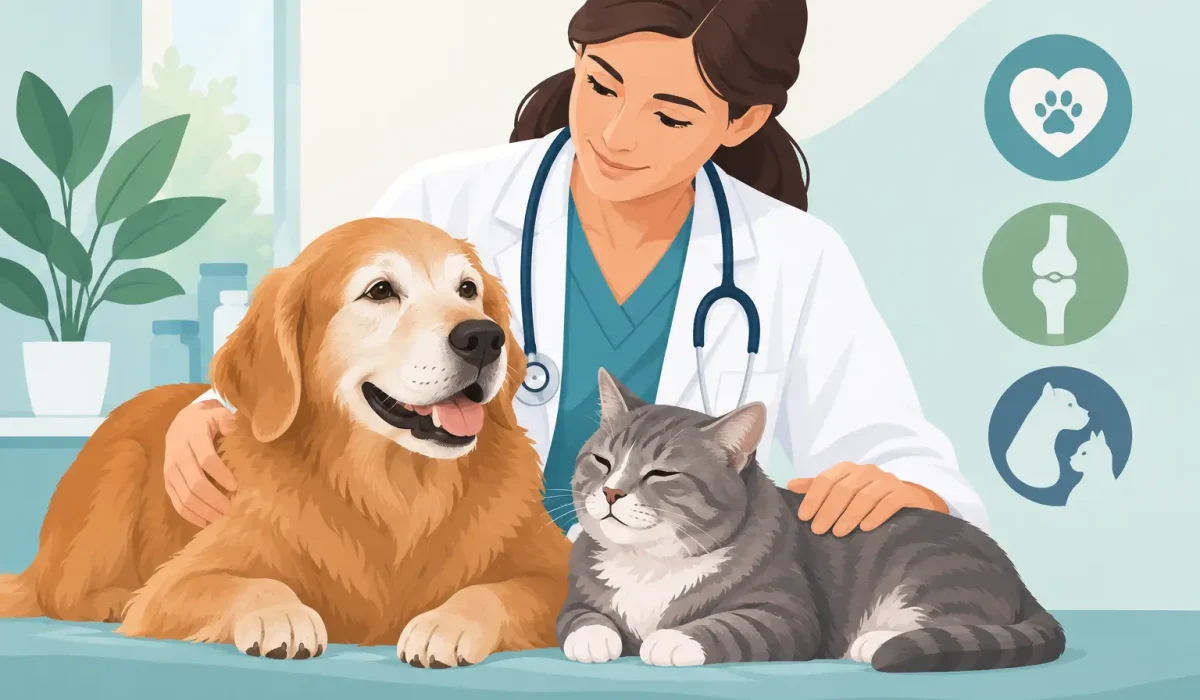 Gériatrie vétérinaire pour chiens et chats âgés
