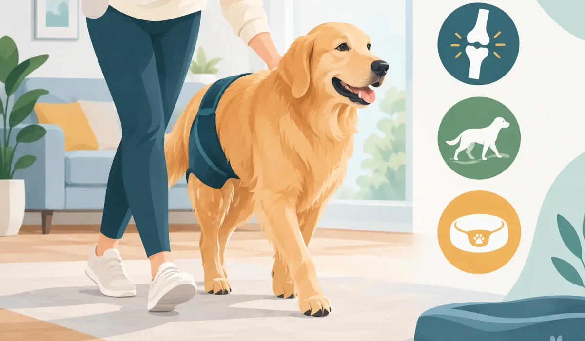 Guide mobilité chien arthrosique au quotidien