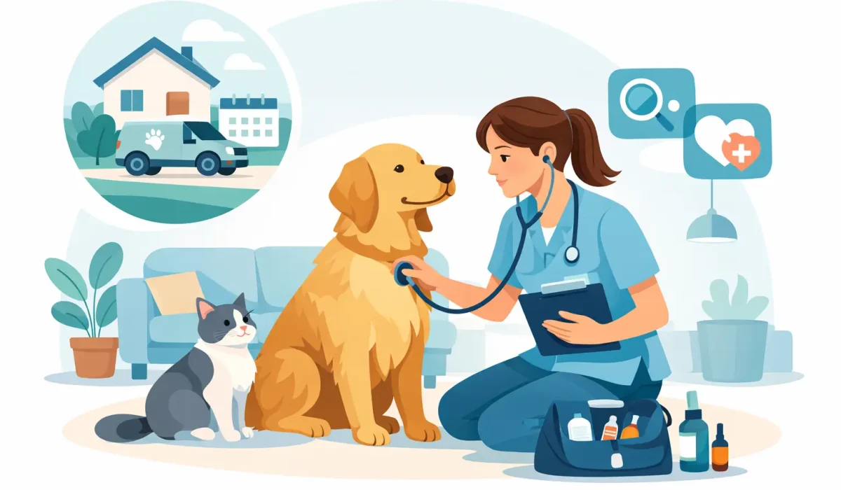 Quand prévoir un bilan préventif animal à domicile ?