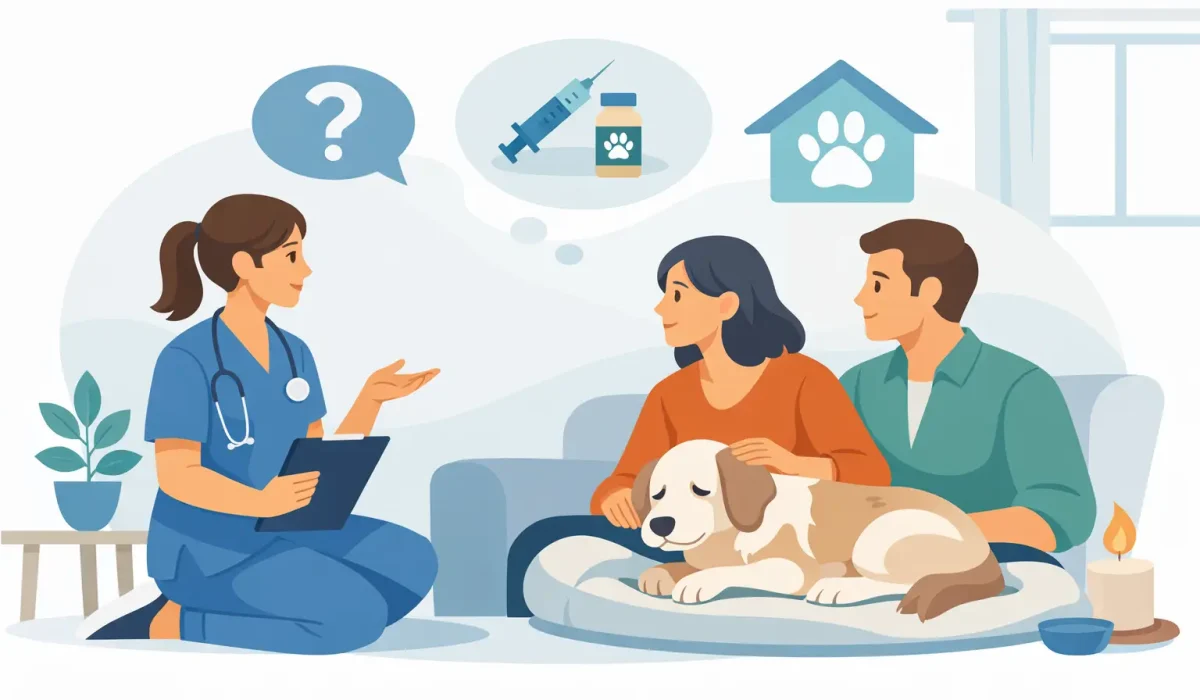 Questions euthanasie animal à domicile