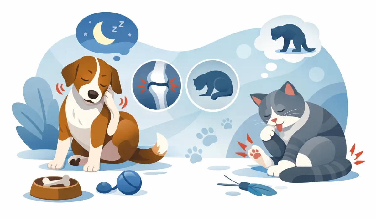 Signes de douleur chronique chien chat