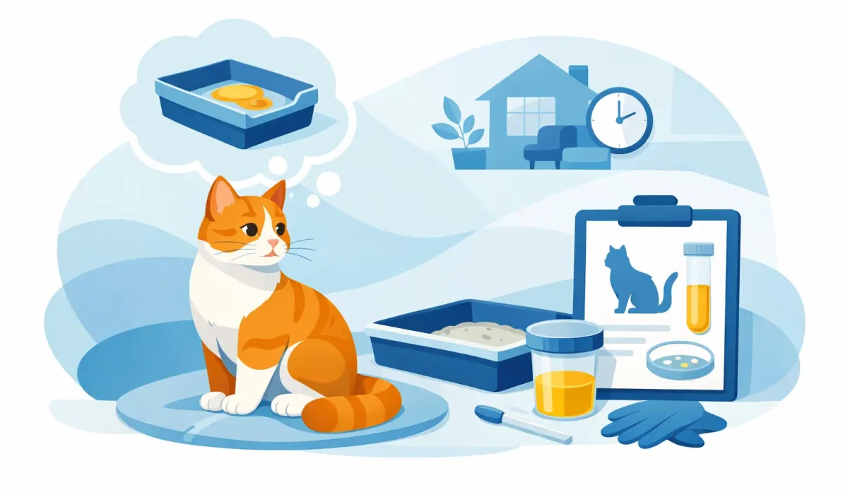 Test urinaire chat à domicile: quand le faire