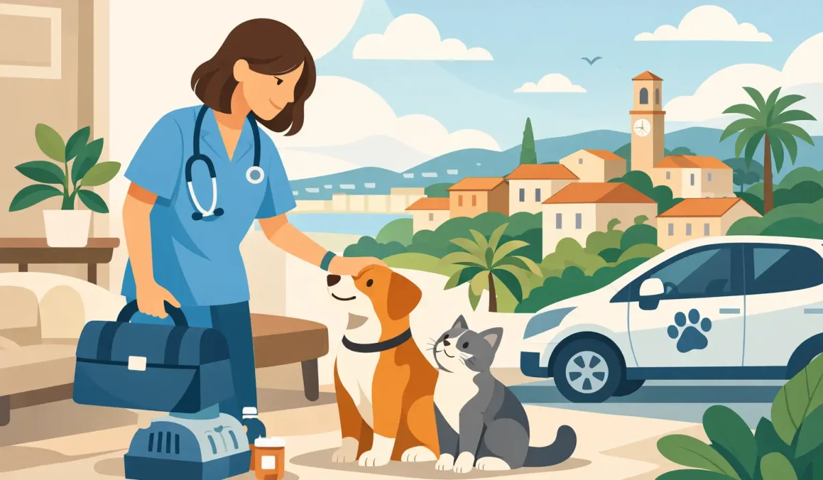 Vétérinaire chien chat Le Cannet à domicile