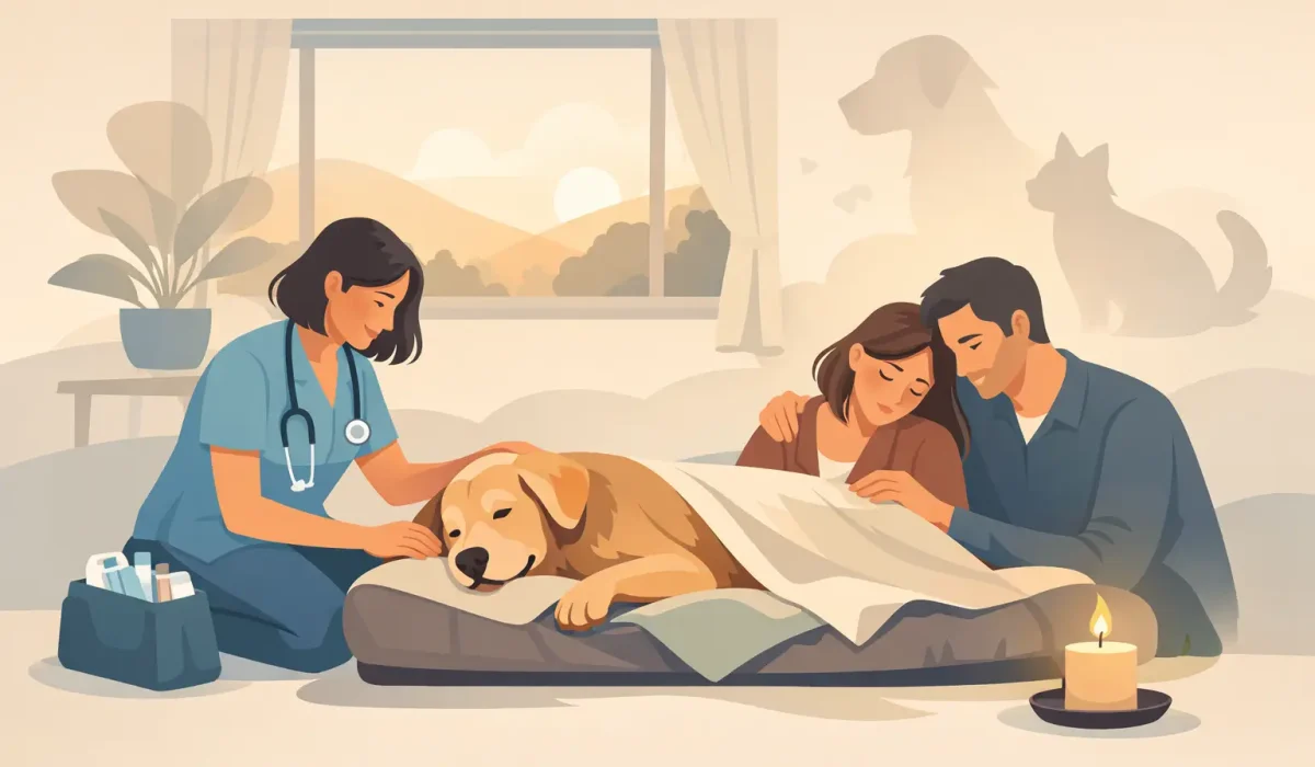 Vétérinaire fin de vie animal à domicile